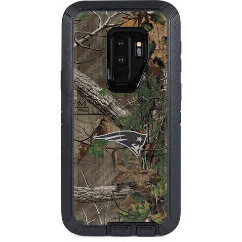 NFL New England Patriots Realtree Xtra Green Camo Otterbox Defender Galaxy Skin